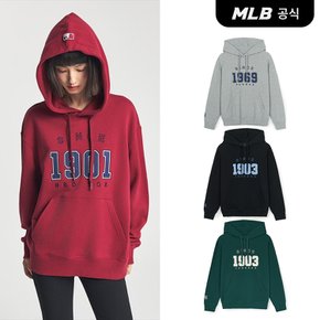 [코리아공식] [MLB] 바시티 오버핏 후드티 (4 COLOR)