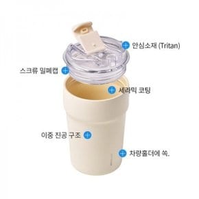 [본사]메트로 카페 세라믹 텀블러 400ML (LHC4356)