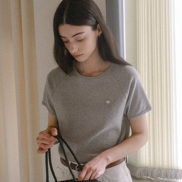 틸아이다이 Floral sleeve volume t-shirt TISU03TS05_Melange