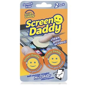 스크럽대디 스크린대디 휴대폰 테블릿 극세사 액정크리너 2입 Scrub Daddy