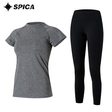 스피카 요가복세트 티셔츠 레깅스 SPA501503