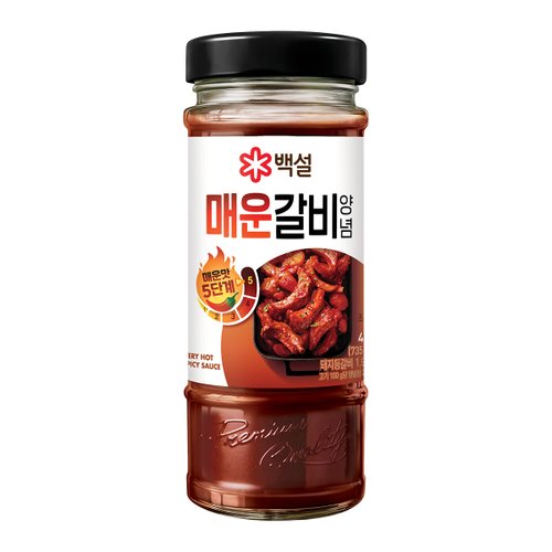 CJ 백설 매운갈비양념 490g