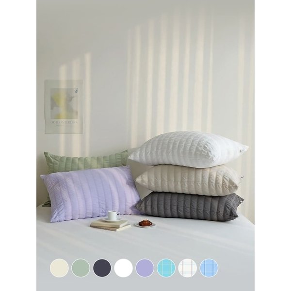 시어서커 베개커버 50x70 8color