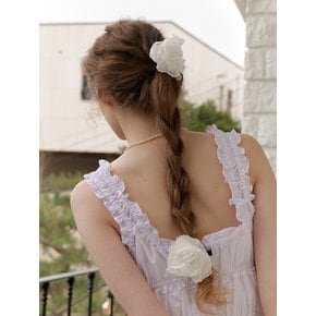 White Bloom Lace Hair Pin