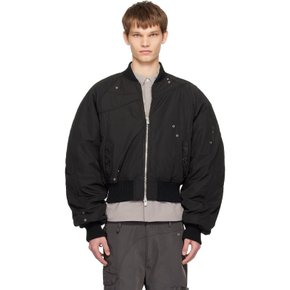 엘리오에밀 SSENSE 익스클루시브 블랙 트랜퀼 보머 재킷 AW22_M_02_059_P03_WK21 BLACK