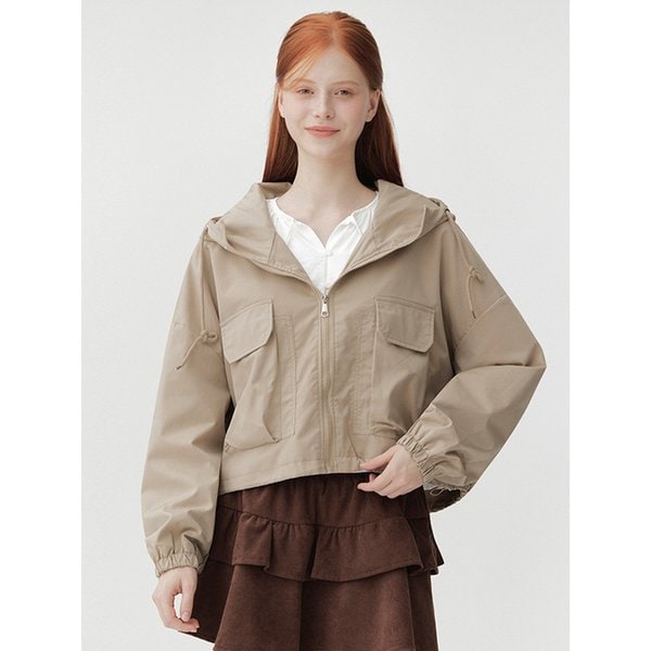 후드 스트링 포켓 레귤러 점퍼 (TLMAH2101)