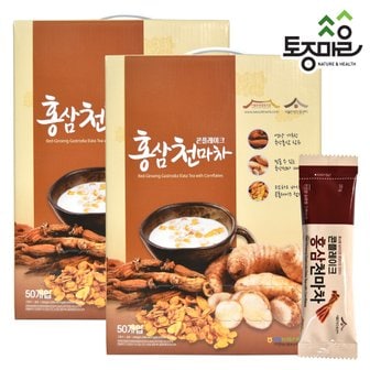 토종마을 홍삼천마차 콘플레이크 50개입 X 2개