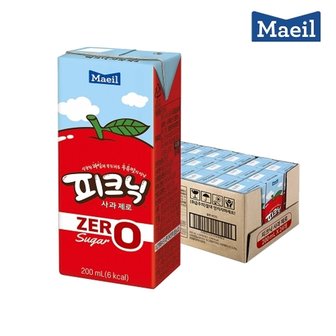 매일우유 매일 피크닉제로 사과 200ml 24팩