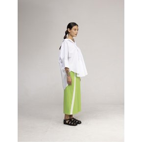 Long Frame Skirt_green/white
