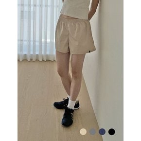 D. BASIC GLOSSY SHORTS - 4 COLOR