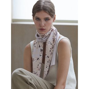 Bonita memoria Long Petit Twill Scarf [PMLTS-1415]