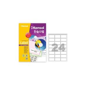 기타라벨 폼텍동일규격 100매(24칸)HL4308