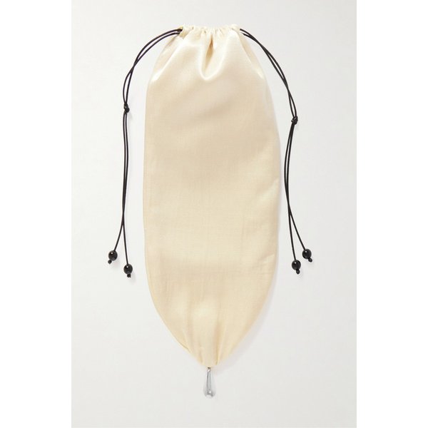 티어드롭 장식 새틴 드로우스트링 파우치 46376663162958540