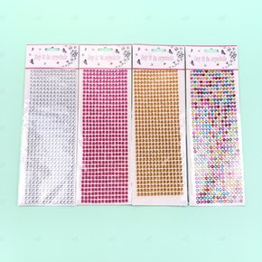 비즈 스티커 큐빅 보석 다꾸 접착 만들기재료 꾸미기 탑꾸