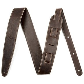 Fender 스트랩 Artisan Crafted Leather Strap, 2.5inch Brown