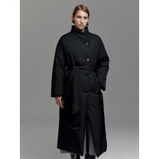 THINSULATE PADDED COLLARLESS LONG COAT