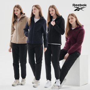 [REEBOK] 22FW 리복 경량 퀼팅 패딩 트레이닝세트 여성 4컬러 택1