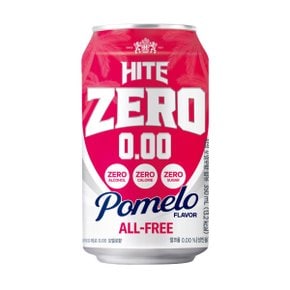 진로 하이트제로 포멜로 350ml 무알콜 열대과일탄산음료