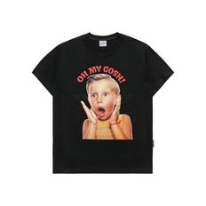 SCREAM BOY LETTERING BABY FACE SHORT SLEEVE T-SHIRT 스크림소년레터링