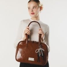 304 leather pouch shoulder bag _ Brown