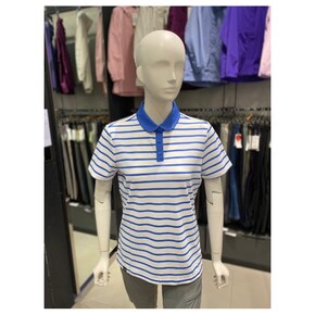 여성 여름 스트라이프 폴로 모건티셔츠C 4 1MQTSM4514WH _SG
