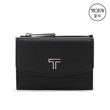 TUMI [TUMI KOREA] 벨덴 플랩 카드 케이스 블랙/건메탈_0197125DGM