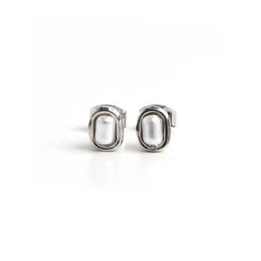 TB034 one point pearl earring