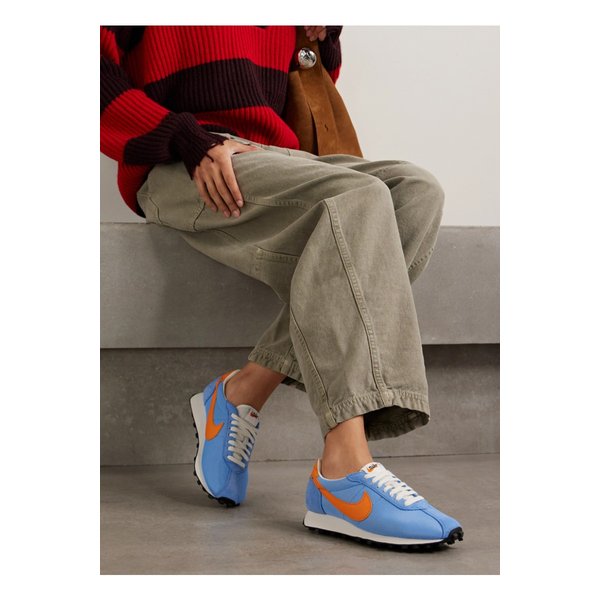 Ld-1000 스웨이드 가죽 트리밍 메시 스니커즈 라이트 블루 46376663162863066