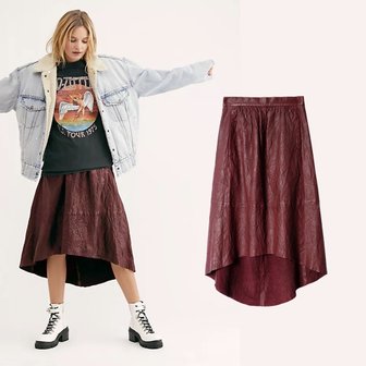 쟈딕앤볼테르 Zadig and Voltaire Joslin Cuir Froisse Skirt WJCU1402F 쟈딕앤볼테르 조슬린 가죽 스커트