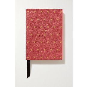 Soho Printed Textured-leather Diary 브론즈