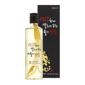 태평주가 진심 홍삼 인삼주 19도 375ml 홍삼증류주