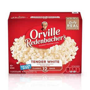 미국직구 Orville Redenbacher`s 오빌렌덴바커 텐더 화이트 팝콘 클래식 93g 12입