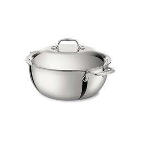 미국 올클래드 냄비 AllClad D3 3Ply 스테인리스 스틸 Dutch Oven 5.5 Quart Induction Broil Sa