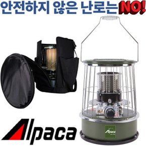 ALPACA J77KHAKI 국산 캠핑용 기름난로+가방 야외용 석유난로 실외용 등유 스토브히터 캠핑히터