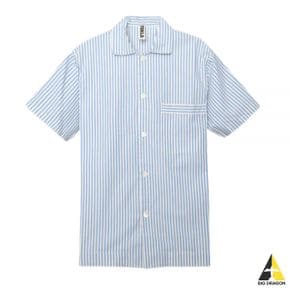 Poplin Pajamas Short Sleeve Shirt (SWE PS) (포플린 파자마 반팔 셔츠)