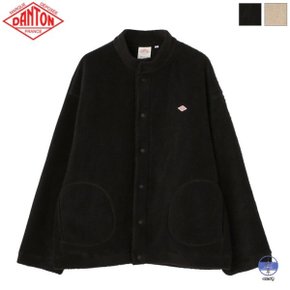 단톤 남성 후리스 자켓 뽀글이 아우터 블랙 크림 STAND COLLAR CARDIGAN DT-A0547 WFA