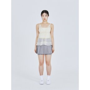 Lucy sleeveless set (Cream)