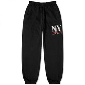 우먼 알렉산더왕 데님 Sweatpant With 퍼프 프린트 - 워시드 블랙 UDC4234129-011