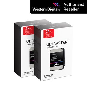 [공식판매원] WD ULTRASTAR HC570 3.5 24TB 7200RPM 2PACK HDD 하드디스크