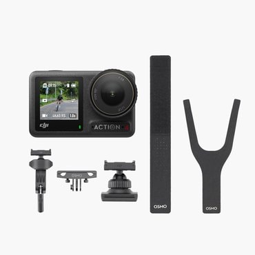 DJI 오즈모 액션 4 로드 사이클링 콤보 ( 액션4 스탠다드 + 로드 사이클링 액세서리 키트 )