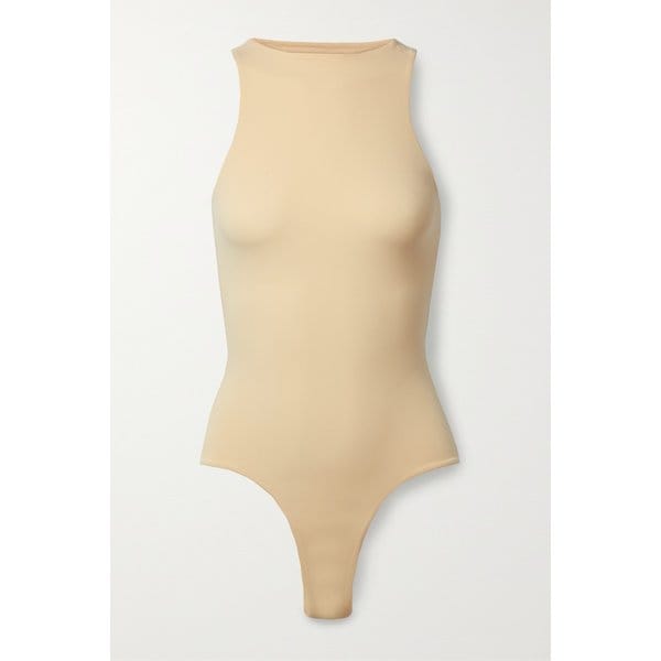 스킴스 핏츠 에브리바디 스트레치 새틴 저지 쏭 바디수트 1647597296203934