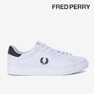 프레드페리 [뉴 스펜서 레더] FRED PERRY 남녀 공용 스니커즈 SFPU2314334-100
