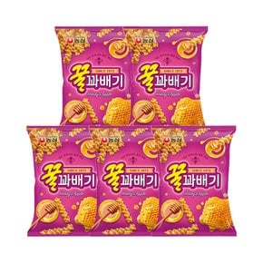 농심 꿀꽈배기 90g x 5개 / 스낵 간식