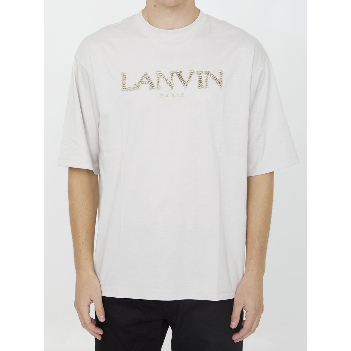 [해외배송] 23 F/W LANVIN 코튼 티셔츠 WITH 로고 RM-TS9026-J029-A2304 B0020514809