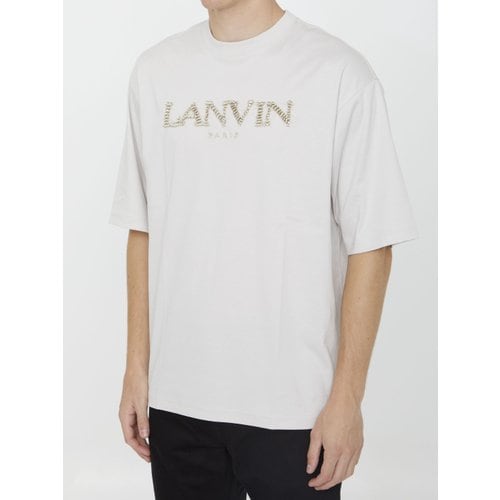 [해외배송] 23 F/W LANVIN 코튼 티셔츠 WITH 로고 RM-TS9026-J029-A2304 B0020514809