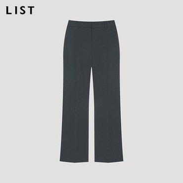리스트 미니멀 백 밴딩 부츠컷 팬츠