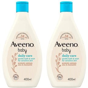 아비노 베이비 데일리 케어 젠틀 바스 앤 워시 Aveeno Baby Gentle Bath and Wash 400ml 2개