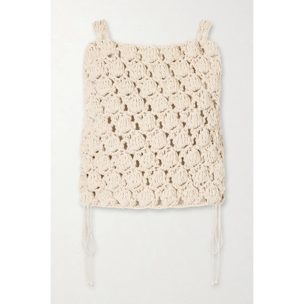 크롭 코튼 크로셰 탑 46376663163031964