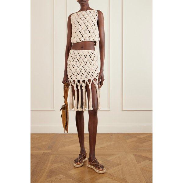 크롭 코튼 크로셰 탑 46376663163031964