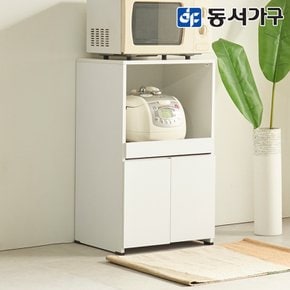 네오 메플린 600 미니 렌지대 1선반 도어 수납장 NEO1448